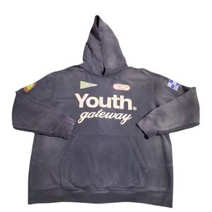 Made Gateway Church Youth Revival Chunky‎ Heavy Mens size 2X Grungecore Hoodie